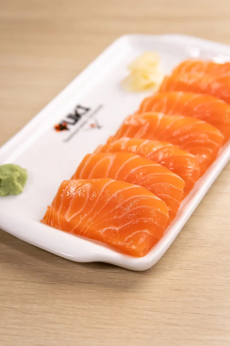 Sashimi de salmão